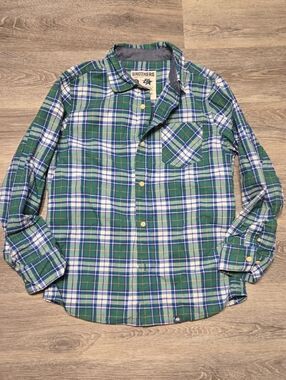 Brothers Plaid Button Down Shirt Sz XL/14